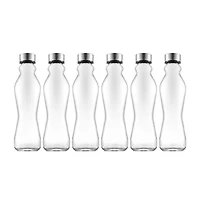 Joyjolt Spring Glass 6-pc. Water Bottles