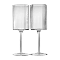 Joyjolt Elle Red Wine 2-pc. Wine Glass