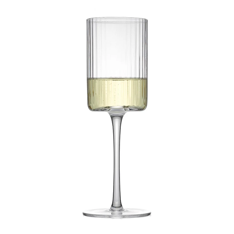 Joyjolt Elle White Wine 2-pc. Wine Glass