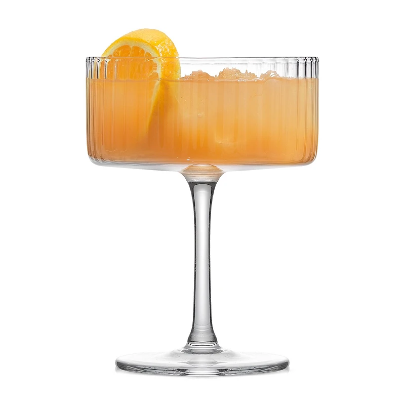 Joyjolt Elle Coupe Martini 2-pc. Martini Glass