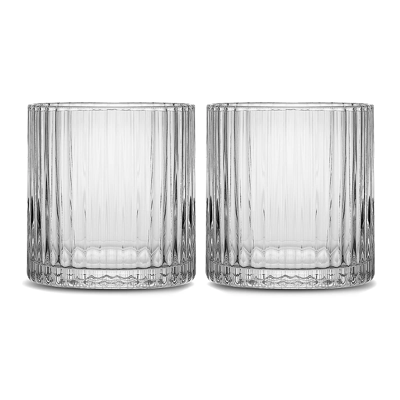 Joyjolt Elle Dof Glass 2-pc. Double Old Fashioned