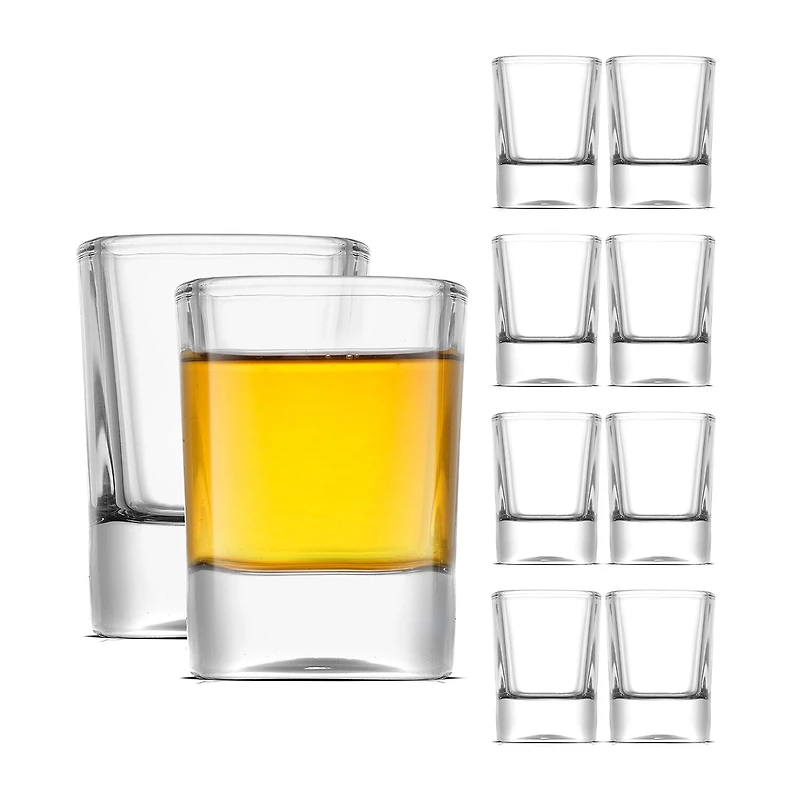 Joyjolt City Shot Glasses 10-pc. Shot Glass