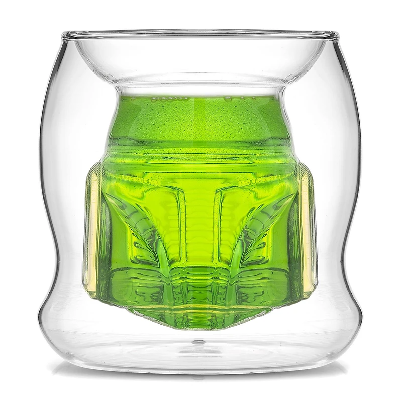 Joyjolt 3d Helmet Double Wall Boba Fett Star Wars Cappuccino Cup