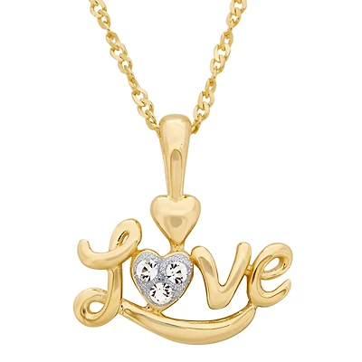 Womens Genuine Multi Color Crystal 14K Rose Gold Over Silver Heart 18 Inch Pendant Necklace
