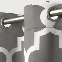 Exclusive Home Curtains Ironwork Grommet Top Energy Saving Blackout Set of 2 Curtain Panel