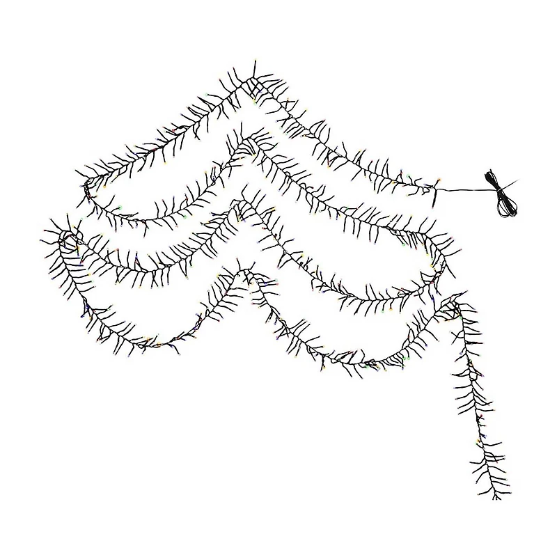 Kurt Adler 2000-Light 65-Foot Cluster Garland with Multi-Color LED Lights