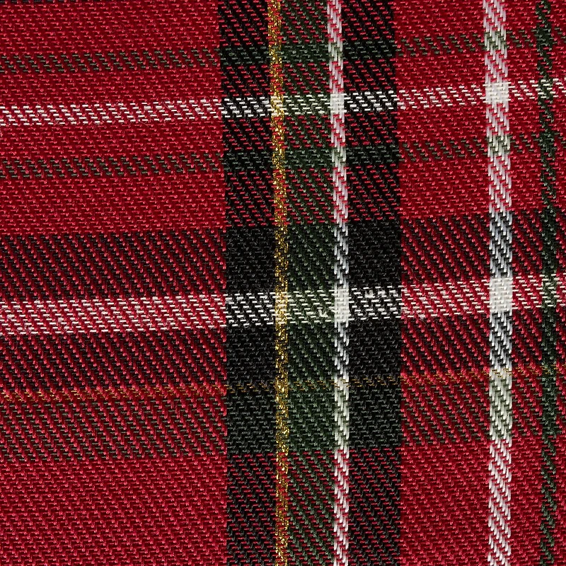 Design Imports Holiday Metallic Plaid 6-pc. Napkins