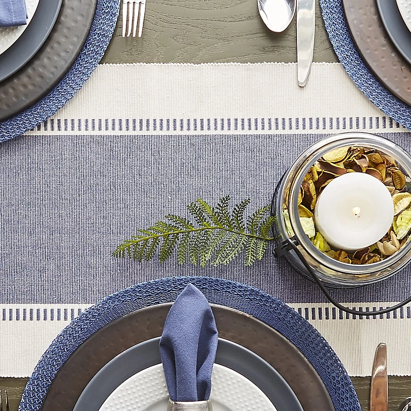 Design Imports Floral Woven Round 6-pc. Placemats