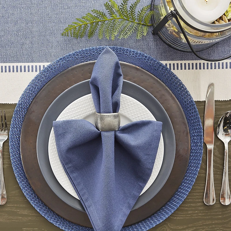 Design Imports Floral Woven Round 6-pc. Placemats