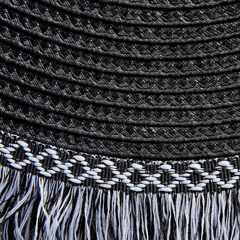 Design Imports Round 6-pc. Fringed Placemat