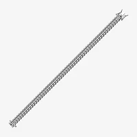 Sparkle Allure Diamond Accent Pure Silver Over Bronze 7.25 Inch Tennis Bracelet