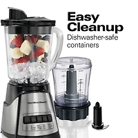Hamilton Beach® Blender + Food Chopper Attachment
