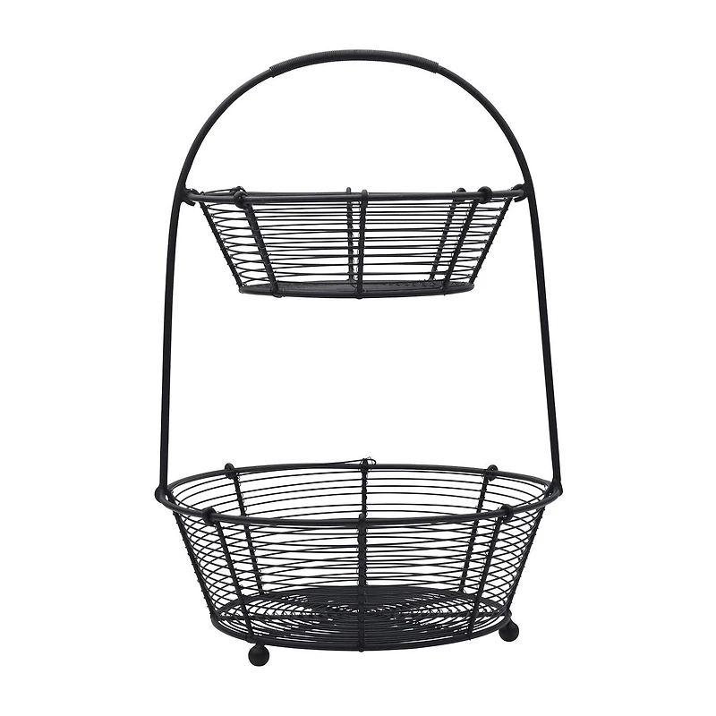 Gourmet Basics by Mikasa Tulsa 2 Tier Basket