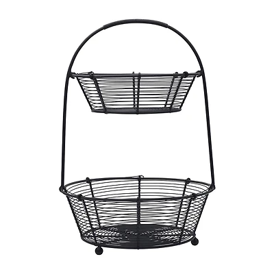 Gourmet Basics by Mikasa Tulsa 2 Tier Basket