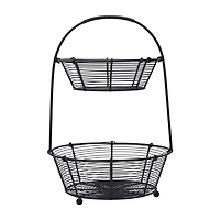 Gourmet Basics by Mikasa Tulsa 2 Tier Basket