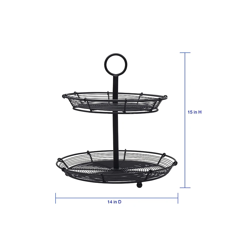 Gourmet Basics by Mikasa Tulsa 3 Tier Basket