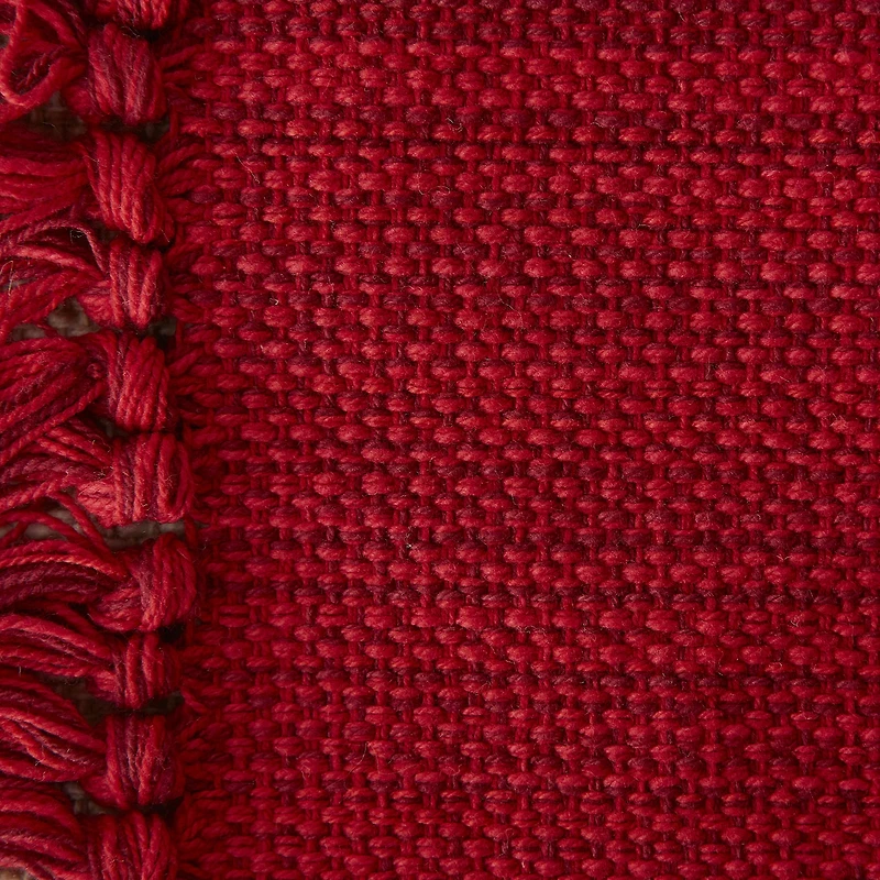 Design Imports Tango Red Fringe 8-pc. Placemats & Napkin Set