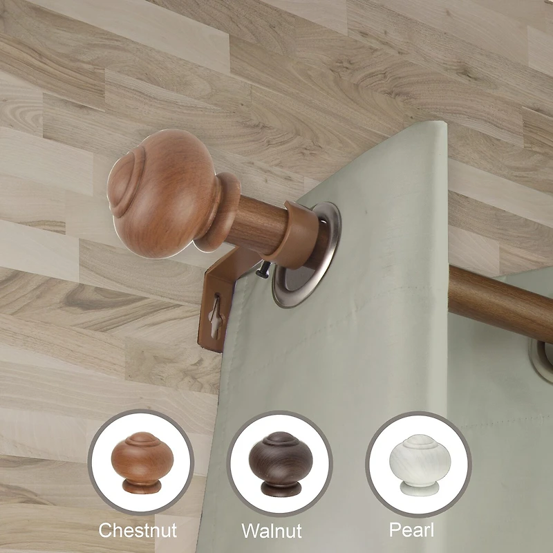 Rod Desyne Rotunda 1 Adjustable Curtain
