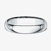 Womens 10K Yellow Gold 4MM Comfort-Fit Wedding Band