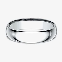Mens 10K Yellow Gold 5MM Comfort-Fit Wedding Band