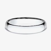 Womens 14K Yellow Gold 4MM Light Comfort-Fit Wedding Band