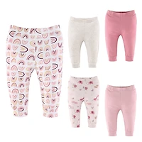 The Peanutshell Rainbow Safari Baby Girls Mid Rise Tapered Regular Fit Pull-On Pant