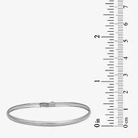 Girls 14K Gold Round Bangle Bracelet