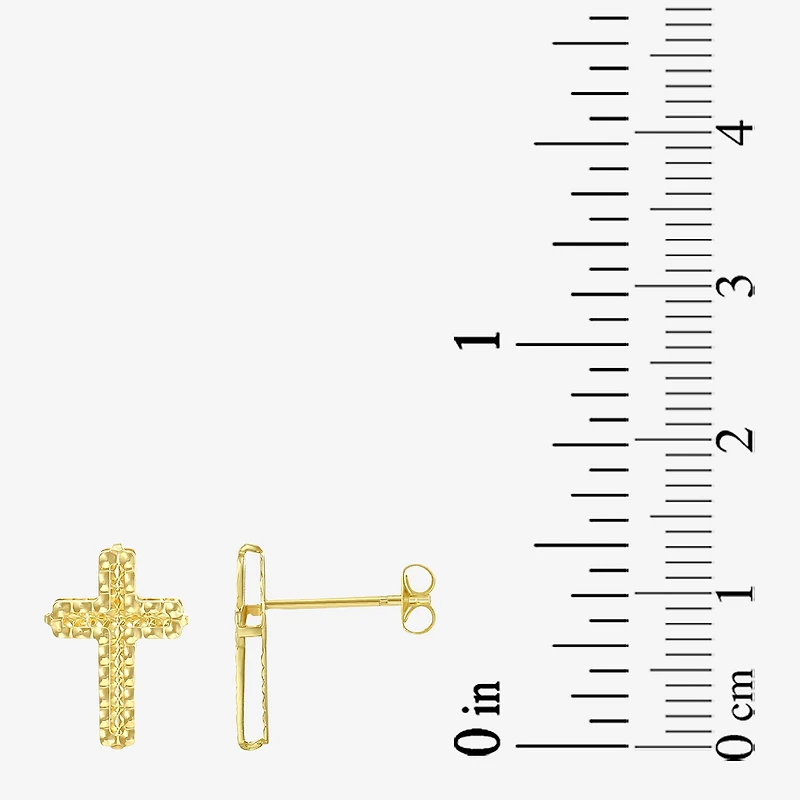 Womens 14K Gold Cross 2-pc. Jewelry Set