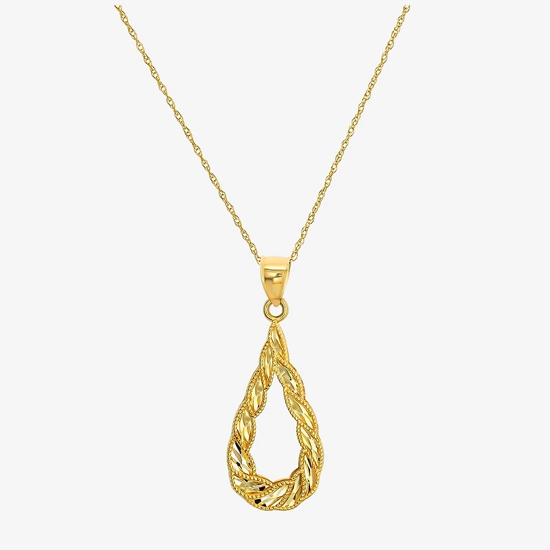 Womens 14K Gold Pear 2-pc. Jewelry Set