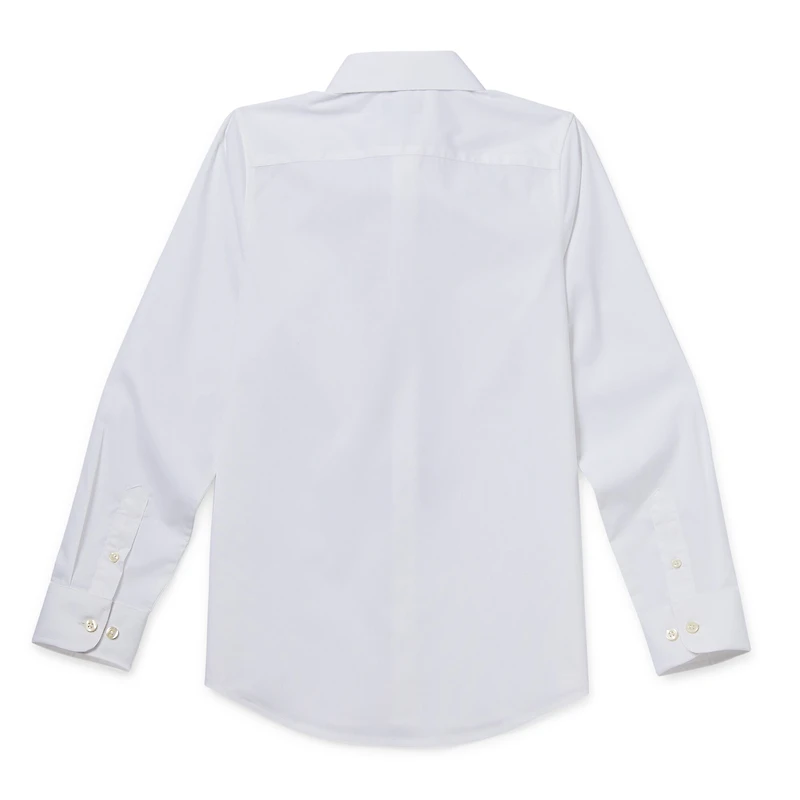 Stafford Little & Big Kid Boys Point Collar Long Sleeve Dress Shirt