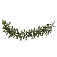 Nearly Natural 25in Teardrop Wreath
