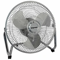 Impress 9-Inch All Metal High Velocity Fan- Silver Finish