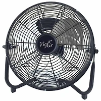 Vie Air 12" High Velocity All Metal Tilting 3 Speed Floor Fan