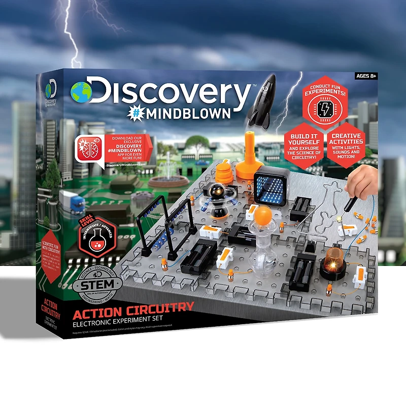 Discovery #Mindblown Action Circuitry Electronic Experiment STEM Set