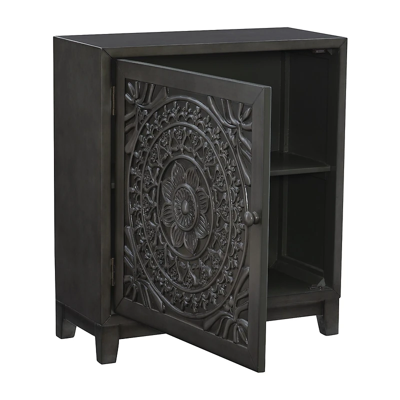 Linon Gristmill Living Room Collection Accent Cabinet