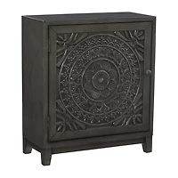 Linon Gristmill Living Room Collection Accent Cabinet