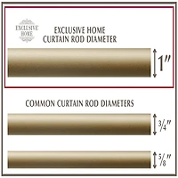 Exclusive Home Curtains Sphere 1 Adjustable Curtain Rod