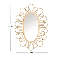 Safavieh Rime Wall Mount Oval Wall Mirror
