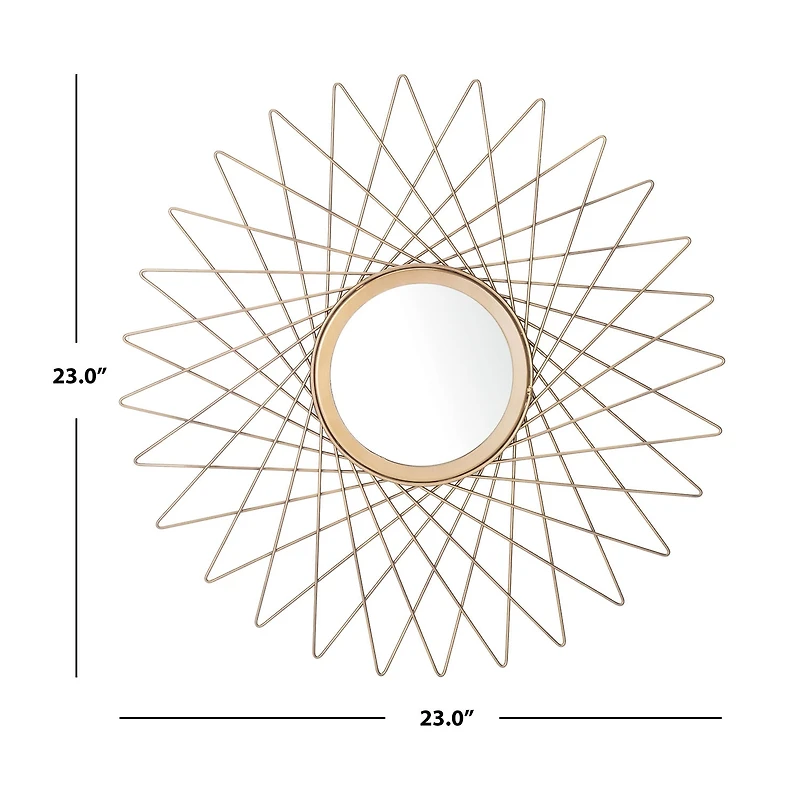 Safavieh Bilsons Wall Mount Round Wall Mirror