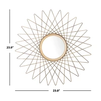 Safavieh Bilsons Wall Mount Round Wall Mirror