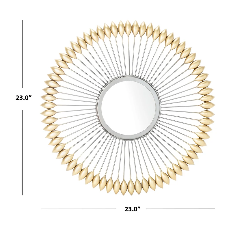 Safavieh Rulan Wall Mount Round Wall Mirror