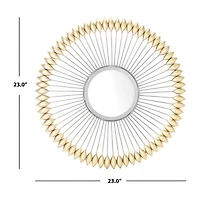 Safavieh Rulan Wall Mount Round Wall Mirror
