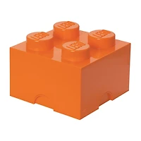 LEGO® Storage Brick 4 Bright Orange Toy Box