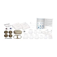 Toysmith 4M Deluxe Crystal Growing Combo Steam Science Kit - DIY Geology, Chemistry, Art STEM Toys Gift For Kids & Teens ,Boys & Girls