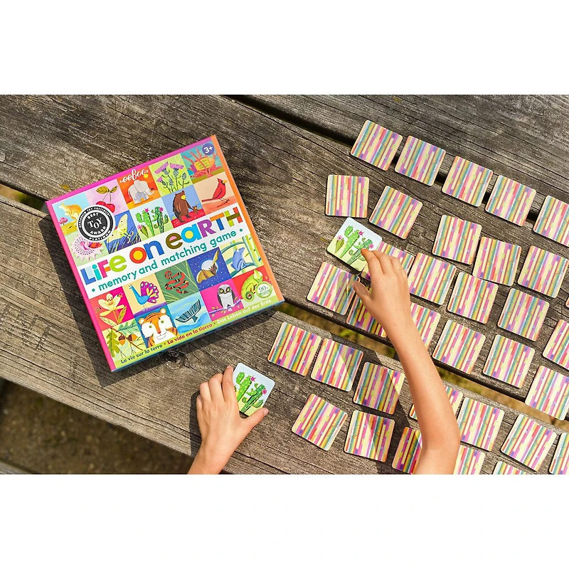 Eeboo Life On Earth Memory And Matching Game Brain Game