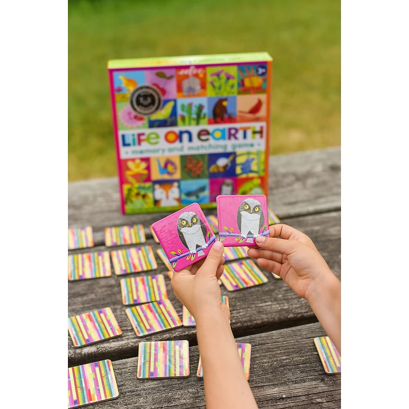 Eeboo Life On Earth Memory And Matching Game Brain Game