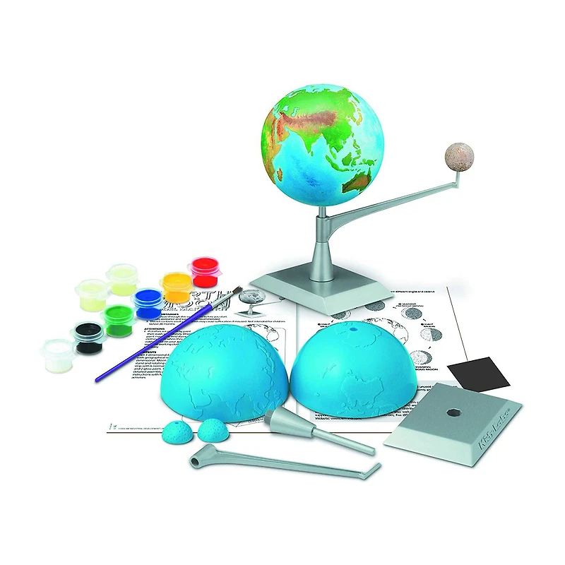 Toysmith 4m Kidzlabs Earth And Moon Model Kit Discovery Toy