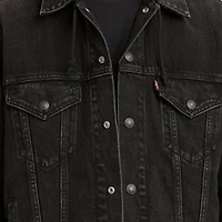 Levi's® Hybrid Hoodie Mens Denim Hooded Lightweight Trucker Jacket