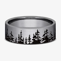 Mens 8MM Tantalum Wedding Band