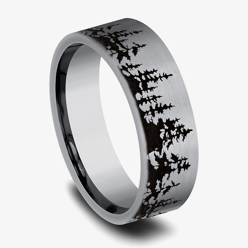 Mens 8MM Tantalum Wedding Band